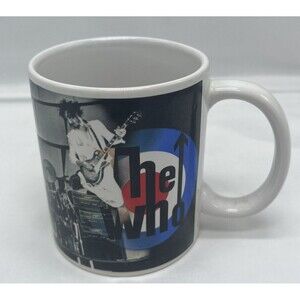 The Who Rock Band Coffee Mug Cup 2011 Live Nation Music Concert Holds 8 Oz